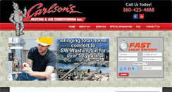 Desktop Screenshot of carlsonsheating.com